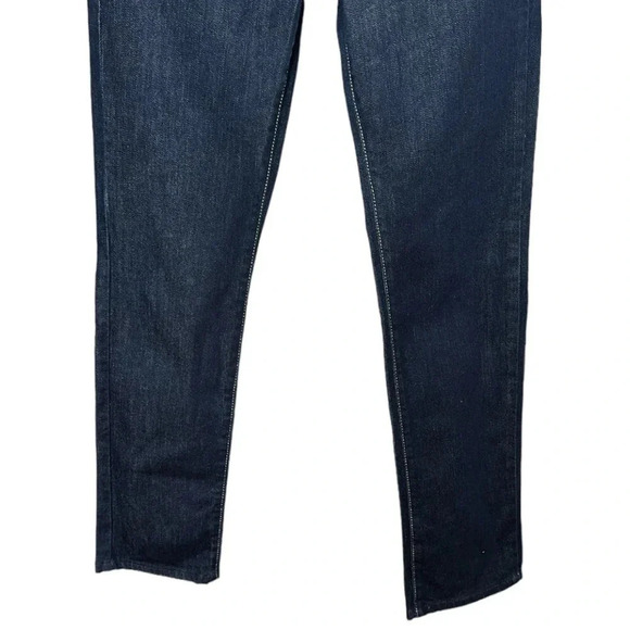 JUST CAVALLI Gold Stud Embellished Jeans Dark Wash Statement Slim Leg Jeans, 28 - Picture 4 of 16